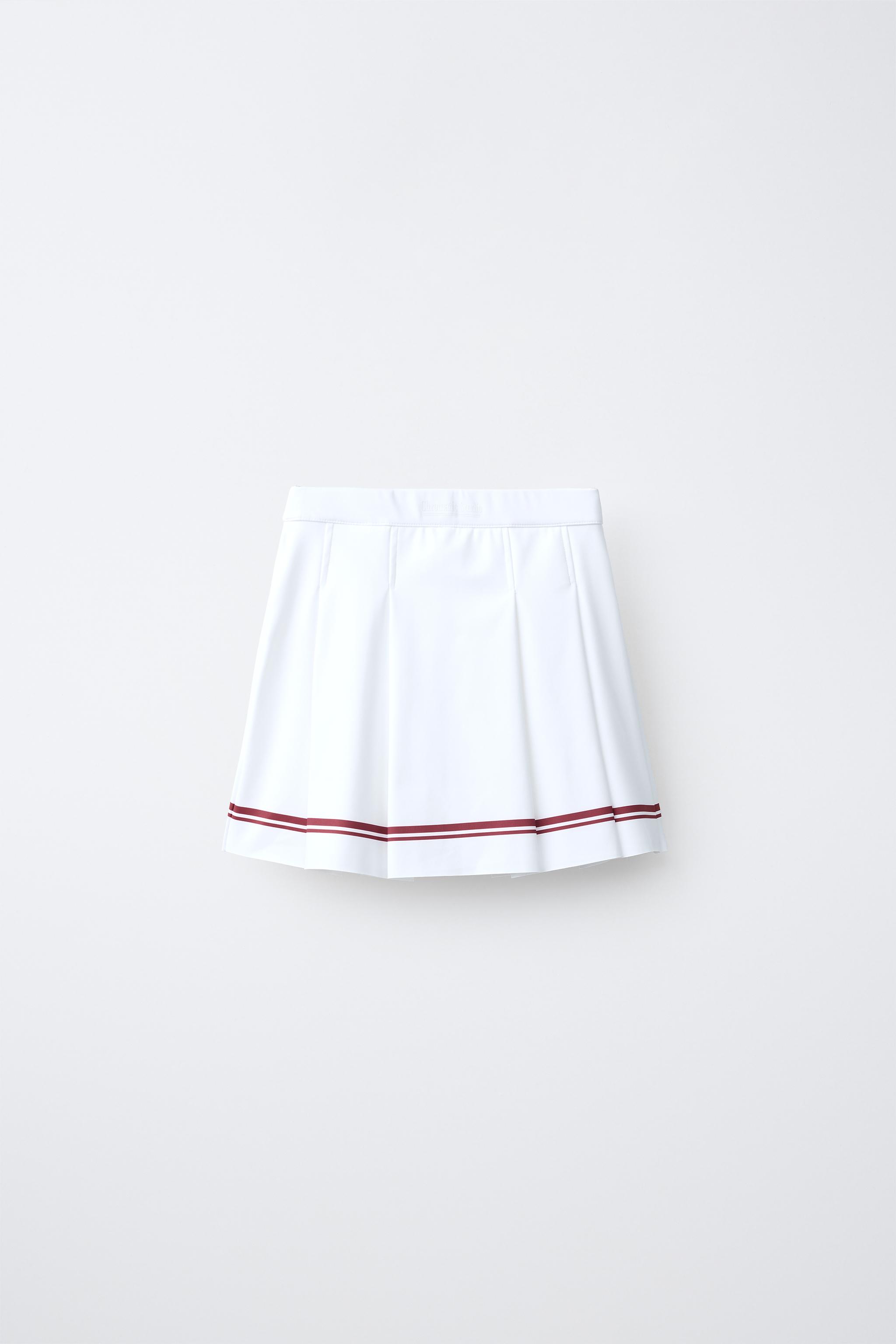 SPORTY STRIPED SKIRT